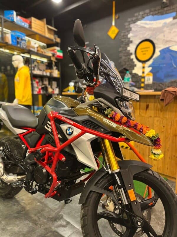 BMW 310GS Crash Guard With Slider and Sump Guard - Image 6