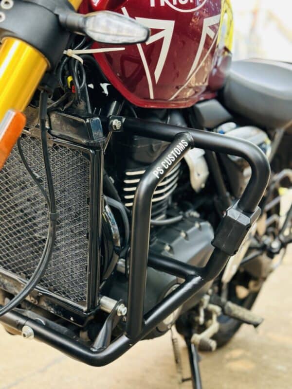 Triumph Speed 400 Crash Guard with Sliders - Image 2