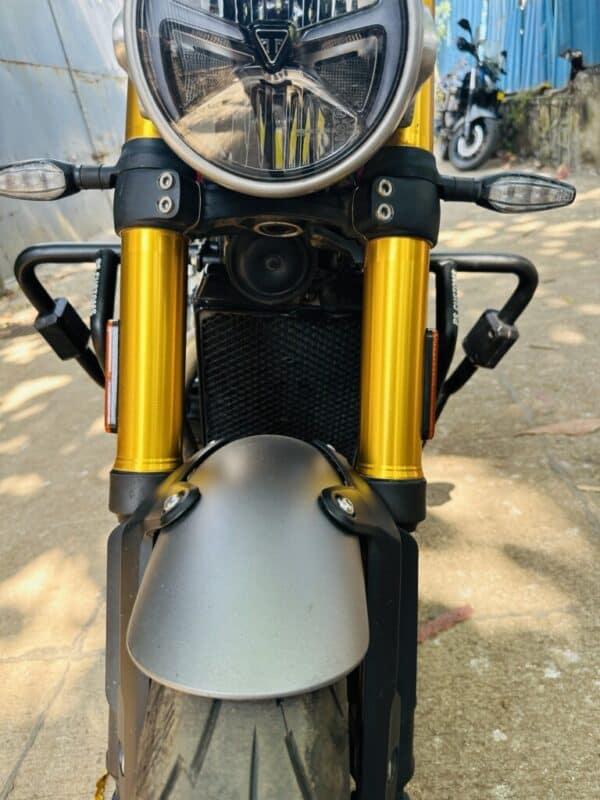 Triumph Speed 400 Crash Guard with Sliders - Image 4