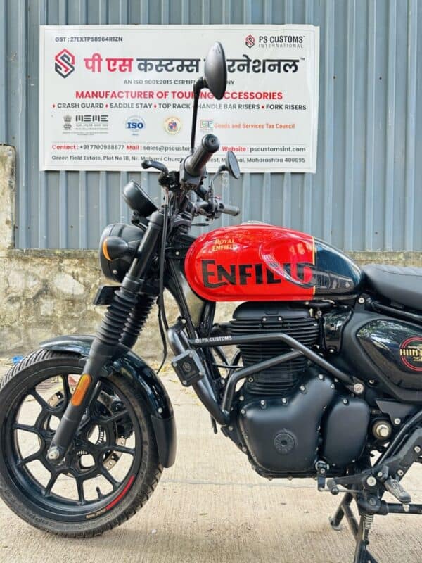 Royal Enfield Hunter 350 Crash guard with Slider - Image 2