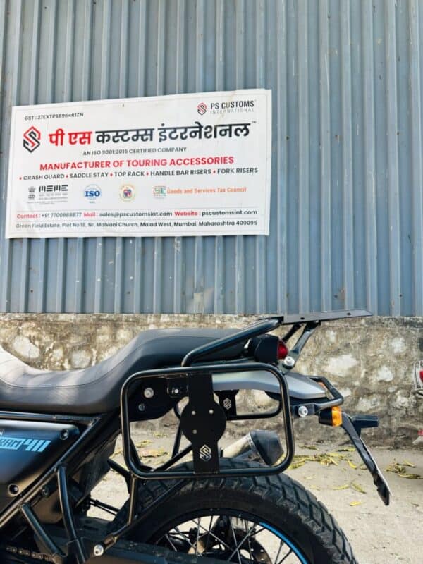 Royal Enfield Himalayan 411 / Scram 440 Saddle stay with Top rack - Image 2