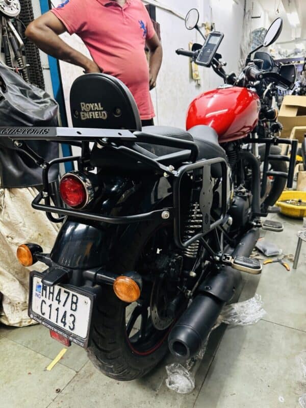 Royal Enfield Meteor 350 Saddle stay and Top Rack - Image 2