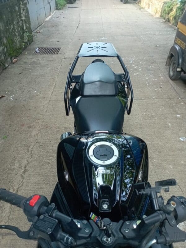 Saddle Stay with Top Rack for Suzuki Gixxer 155 (Luggage Support | Touring Setup | Heavy-Duty Steel | Bolt-On Fit)** - Image 2