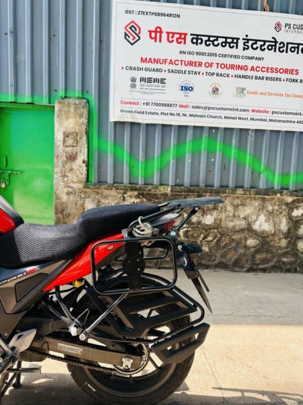 Honda NX 200 / CB 200 X Saddle Stay with Top Rack - Image 5