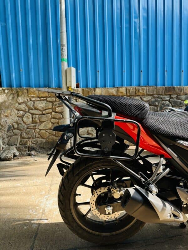 Honda NX 200 / CB 200 X Saddle Stay with Top Rack - Image 4