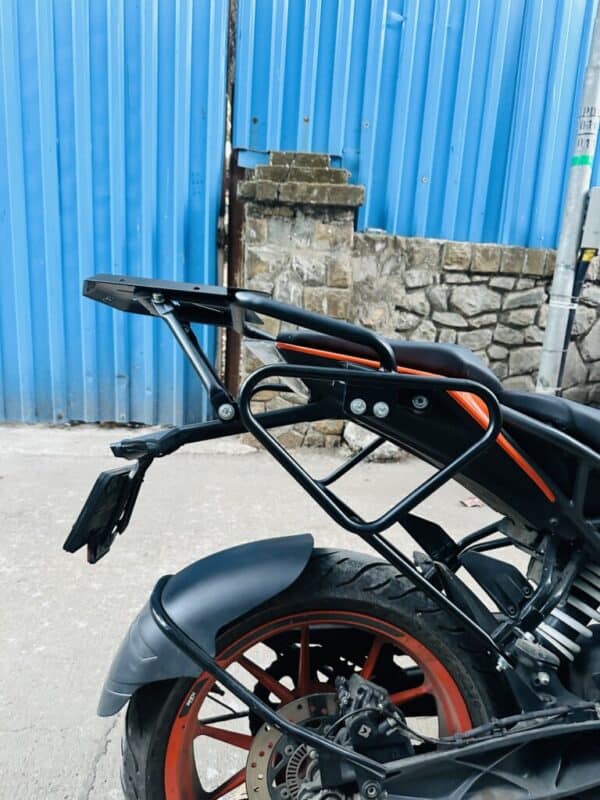 Saddle Stay with Top Rack for KTM Duke 125 / 200 BS6 (Touring-Ready Luggage Carrier | Heavy-Duty Steel | Bolt-On Fit)