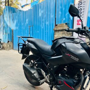 Hero Xtreme 160 Saddle Stay with Top Rack (Below Seat Fitting | MS Mild Steel | Touring Luggage Carrier)