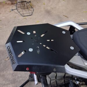 TVS Apache RTX 300 Top Plate (Compatible with Stock Top Rack | MS Mild Steel | Luggage Mount Plate)