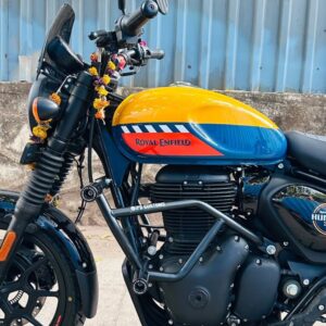 Royal Enfield Hunter 350 Crash Guard with Slider